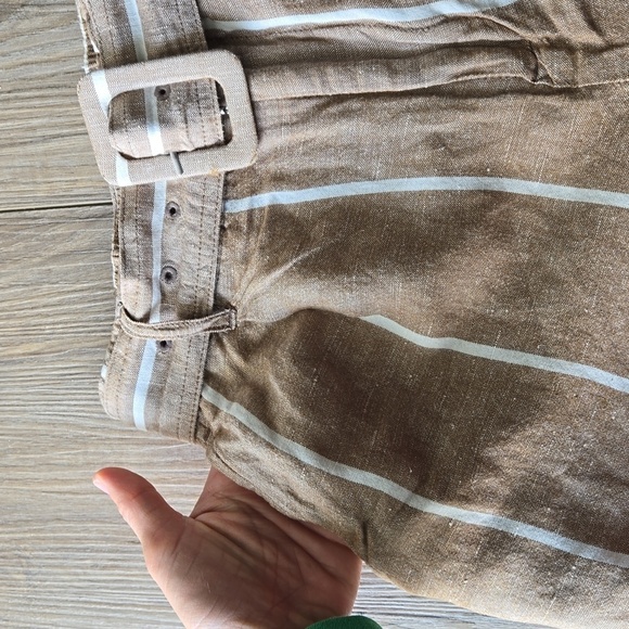 A New Day High Waist Linen Blend Shorts - Picture 2 of 7